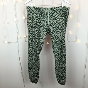 Chaser Animal Print Slouchy Pant